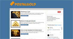 Desktop Screenshot of postalgold.se