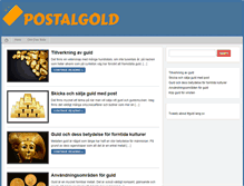 Tablet Screenshot of postalgold.se